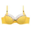 BO'dessous_Soutien-gorge ampliforme coque moulée jaune Eole