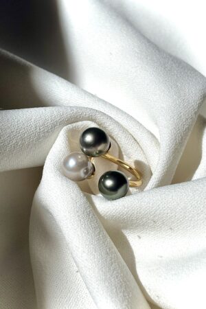 Bague Trois Perles de Tahiti
